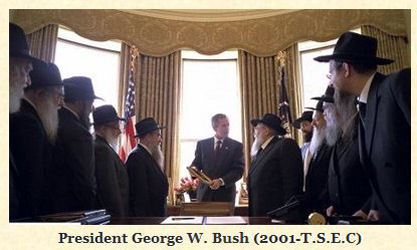 President Bush with Chabad