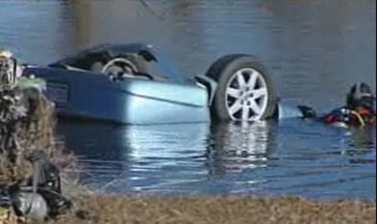 Toyota Avalon crashed after runaway acceleration near Dallas. Four dead.