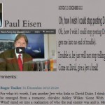 Another Jewish Free Thinker Who Dares to Agree with Dr. David Duke